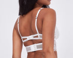 Load image into Gallery viewer, Eliana Satin & Lace Underwired Bustier